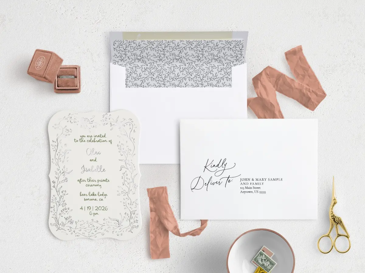 Front with Envelope Liner