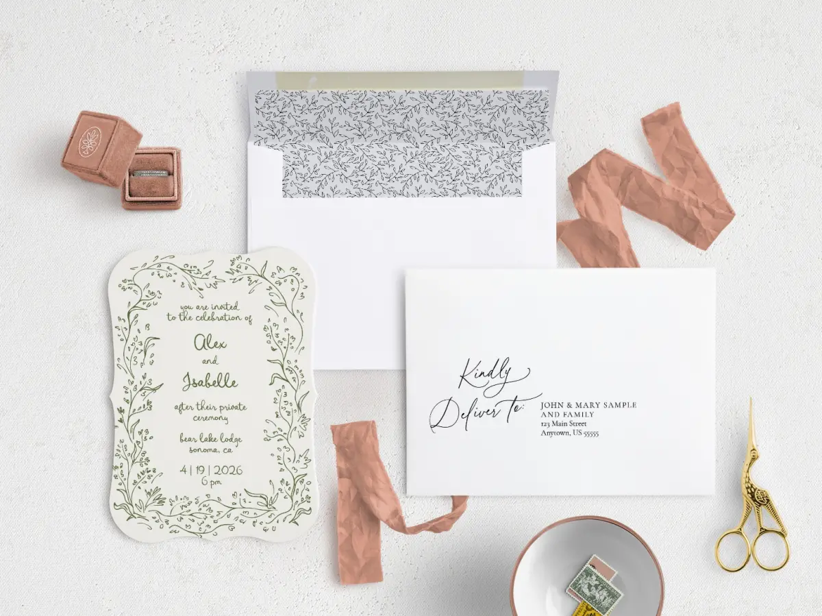 Front with Envelope Liner