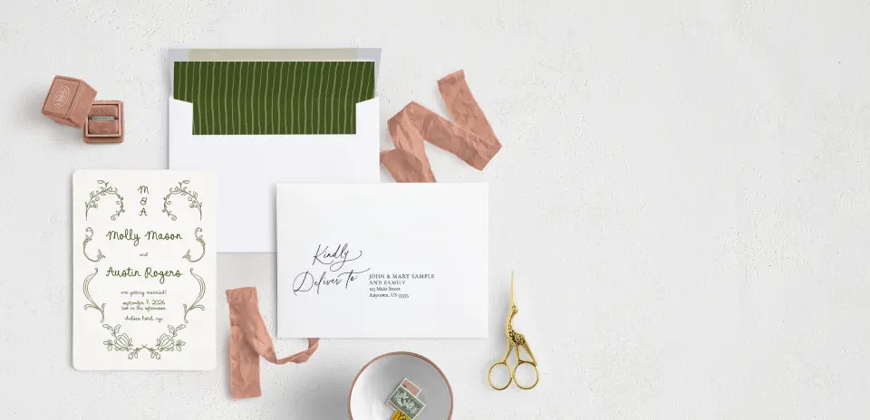 Front with Envelope Liner