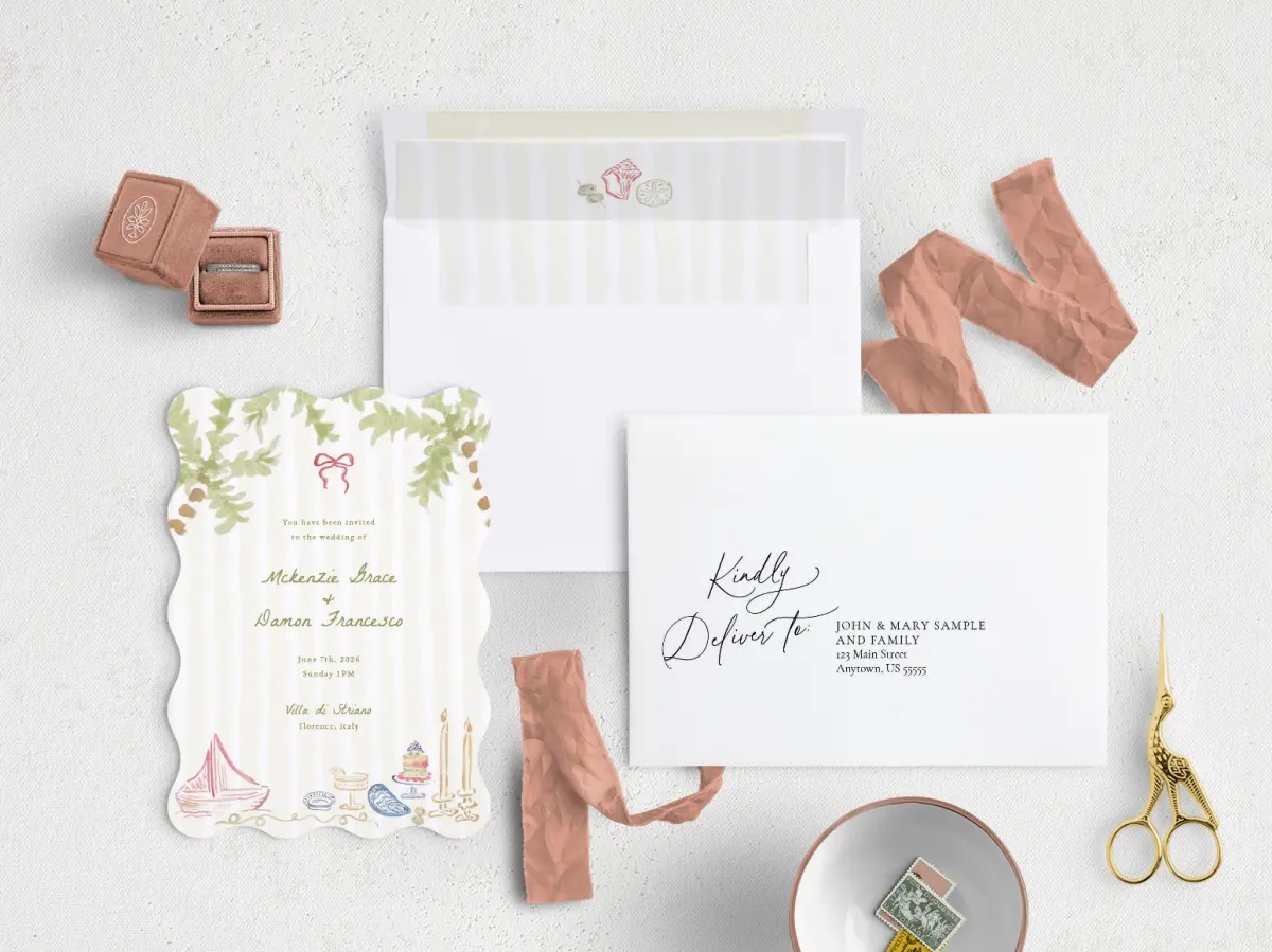Front with Envelope Liner