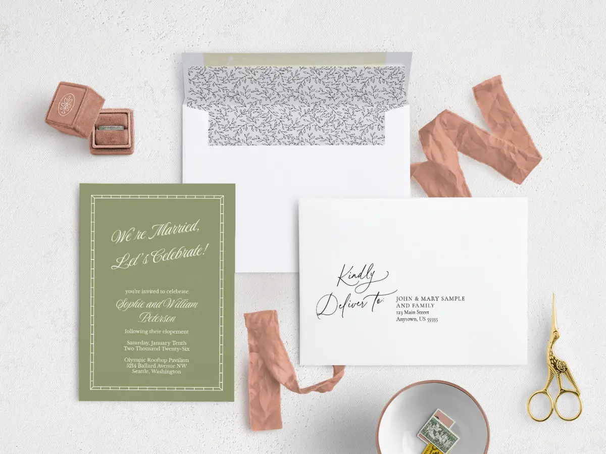 Front with Envelope Liner