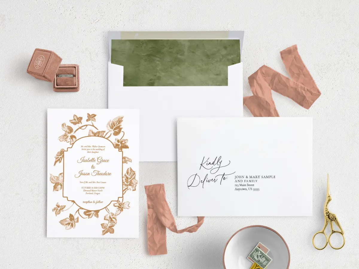 Front with Envelope Liner