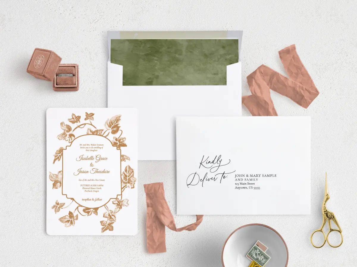 Front with Envelope Liner