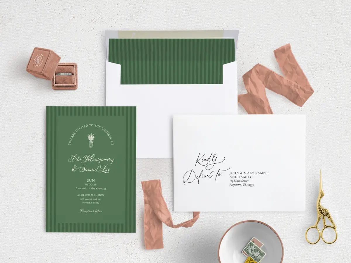 Front with Envelope Liner