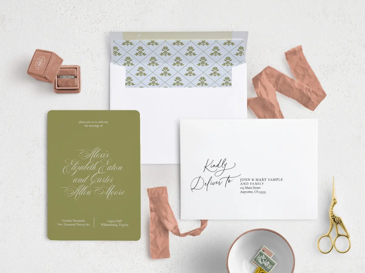 Front with Envelope Liner