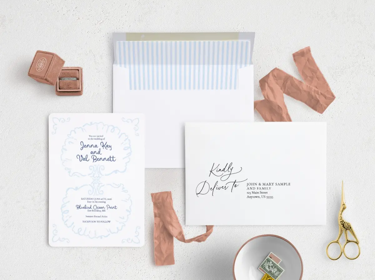 Front with Envelope Liner