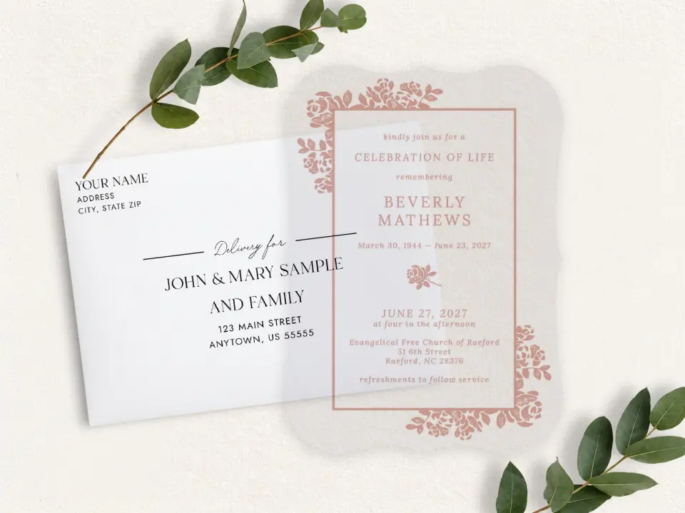 Front & Envelope