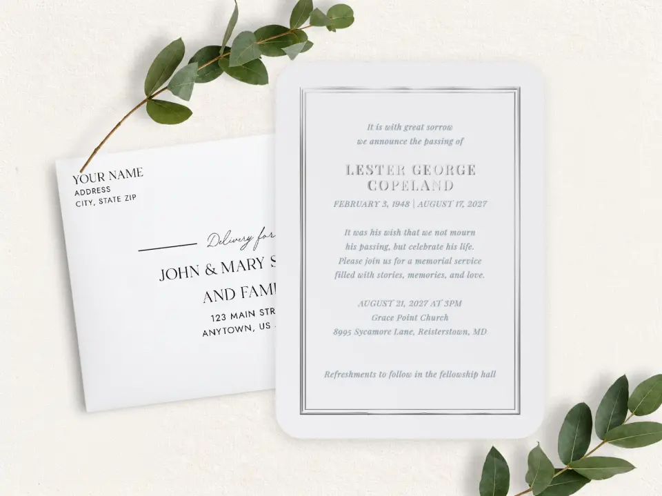 Front & Envelope
