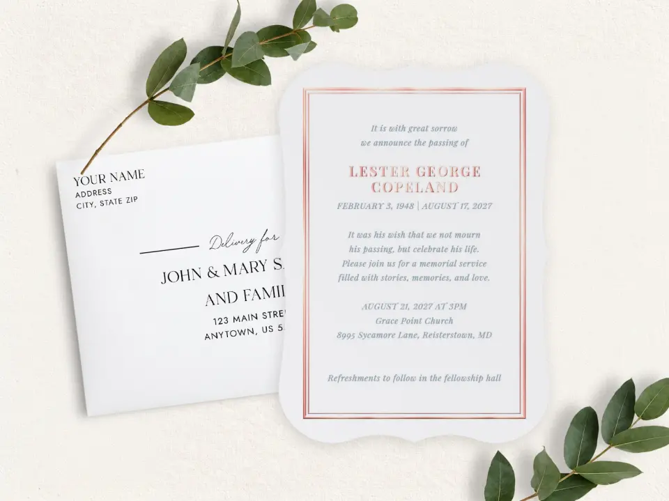 Front & Envelope