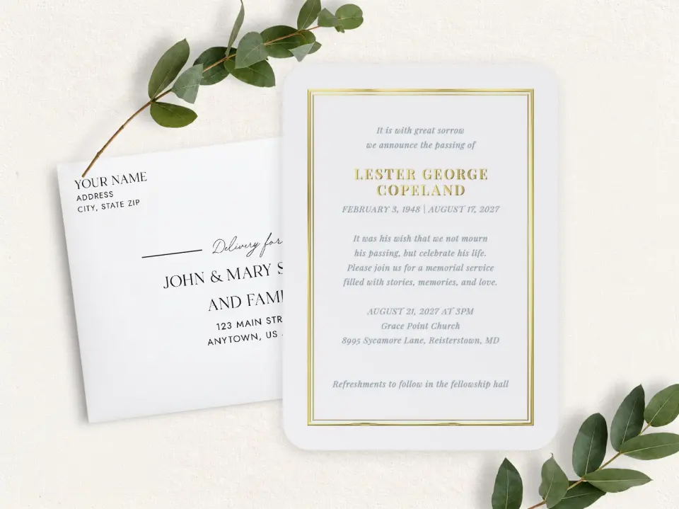 Front & Envelope