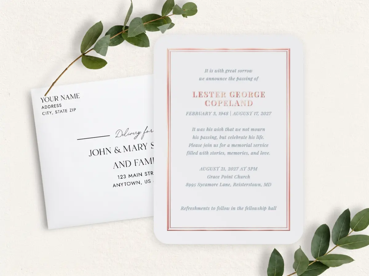 Front & Envelope