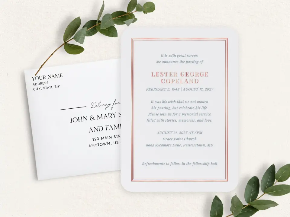 Front & Envelope