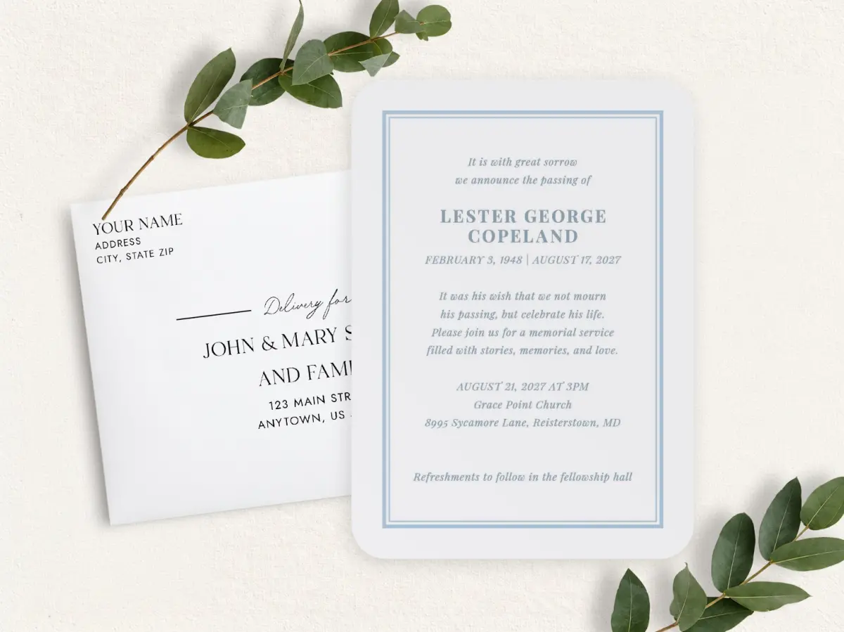 Front & Envelope