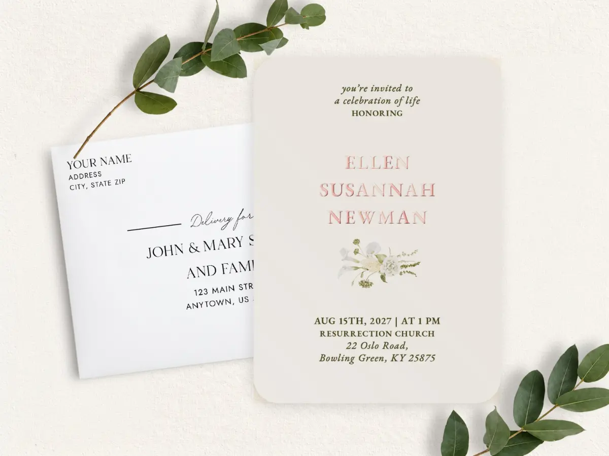 Front & Envelope