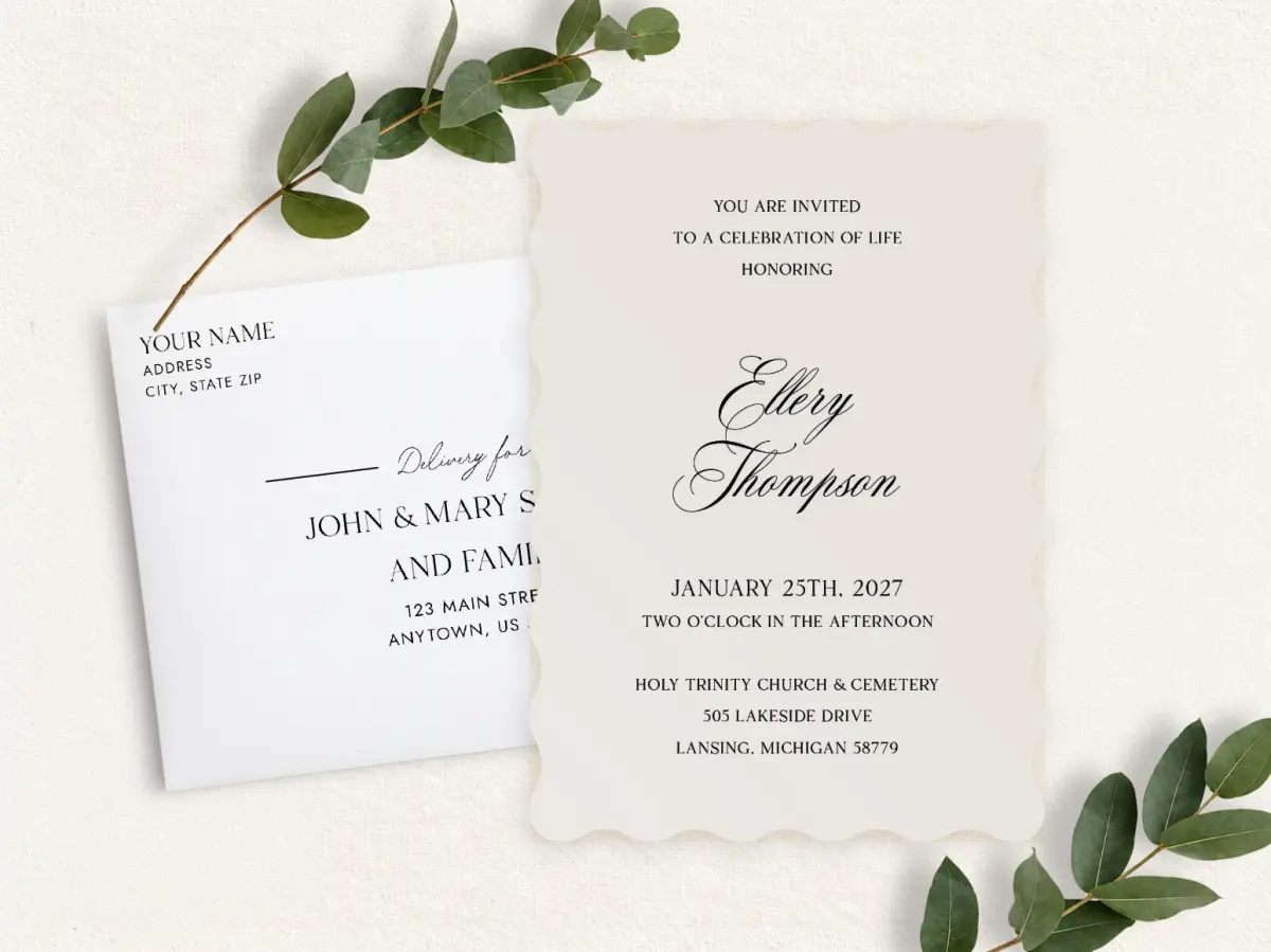 Front & Envelope