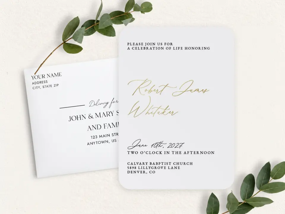 Front & Envelope