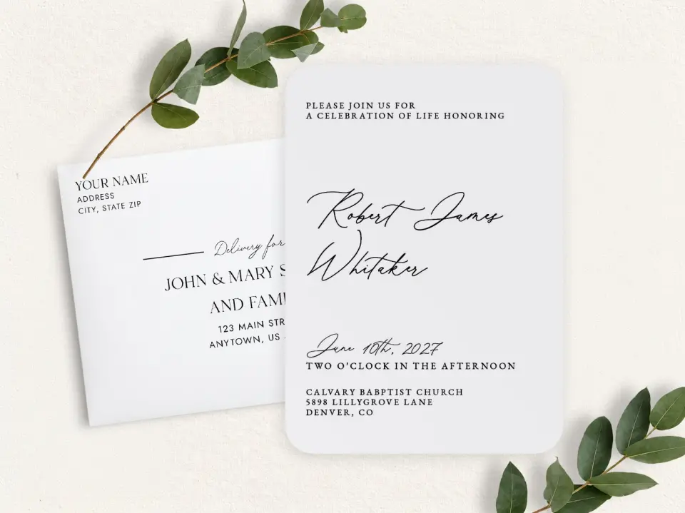 Front & Envelope