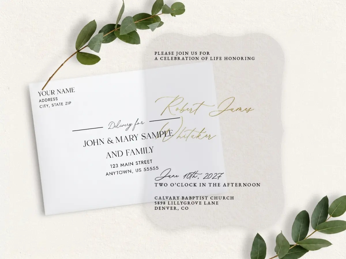Front & Envelope