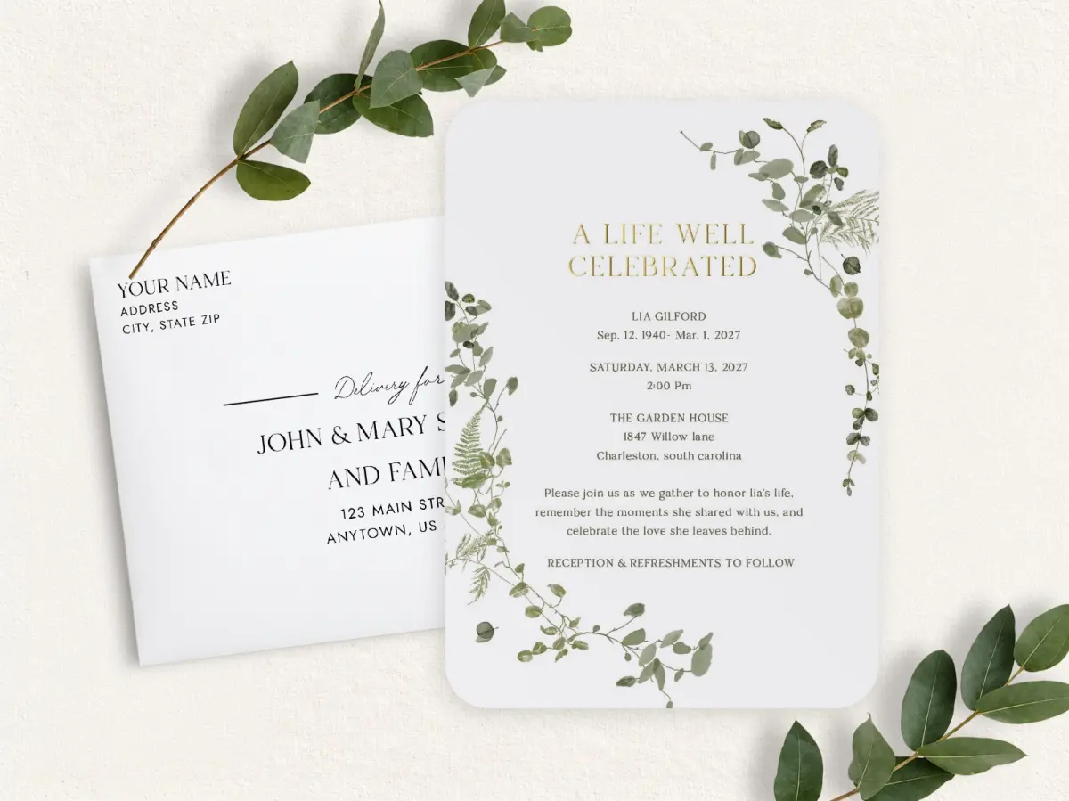 Front & Envelope