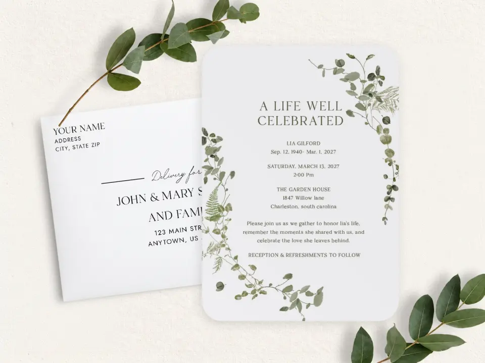Front & Envelope