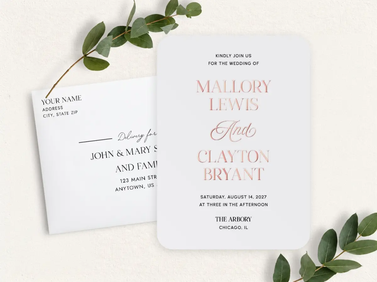 Front & Envelope