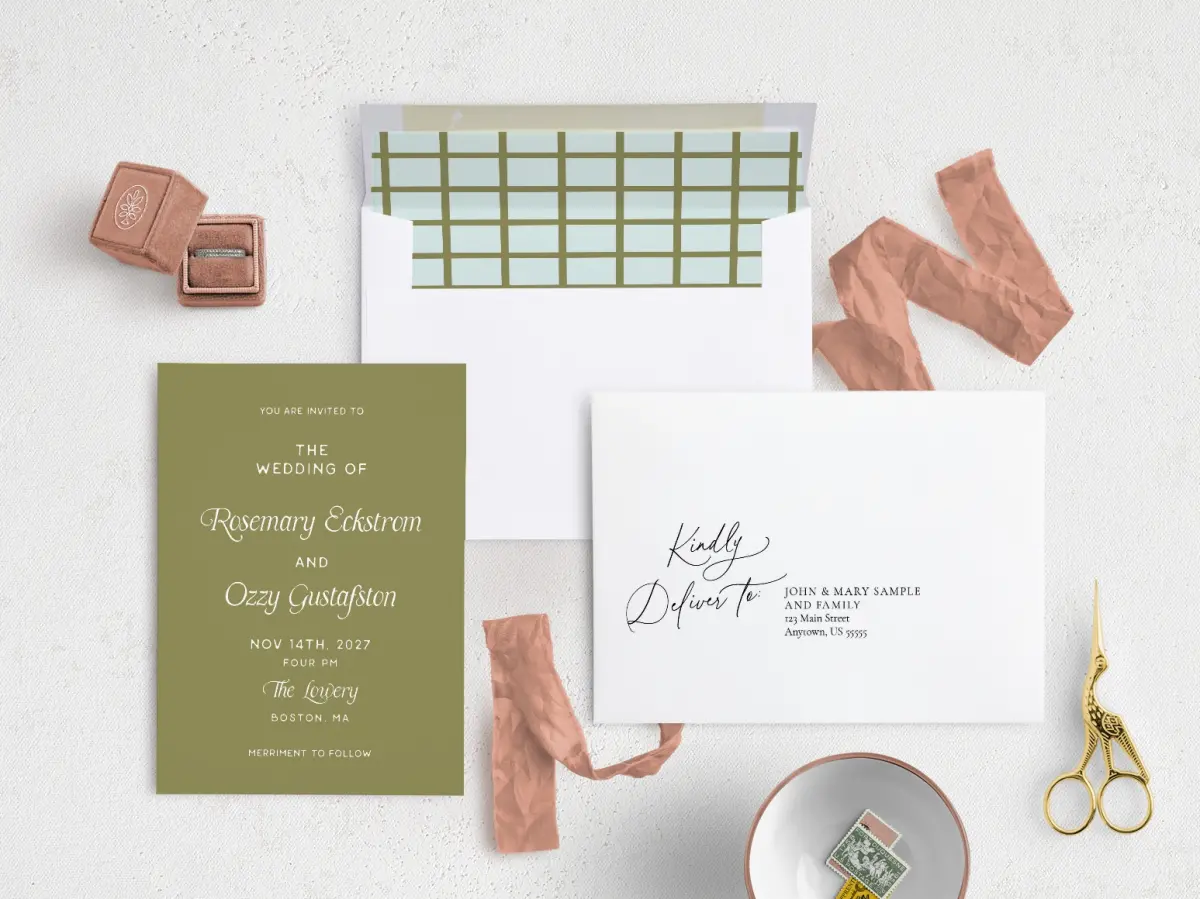 Front with Envelope Liner
