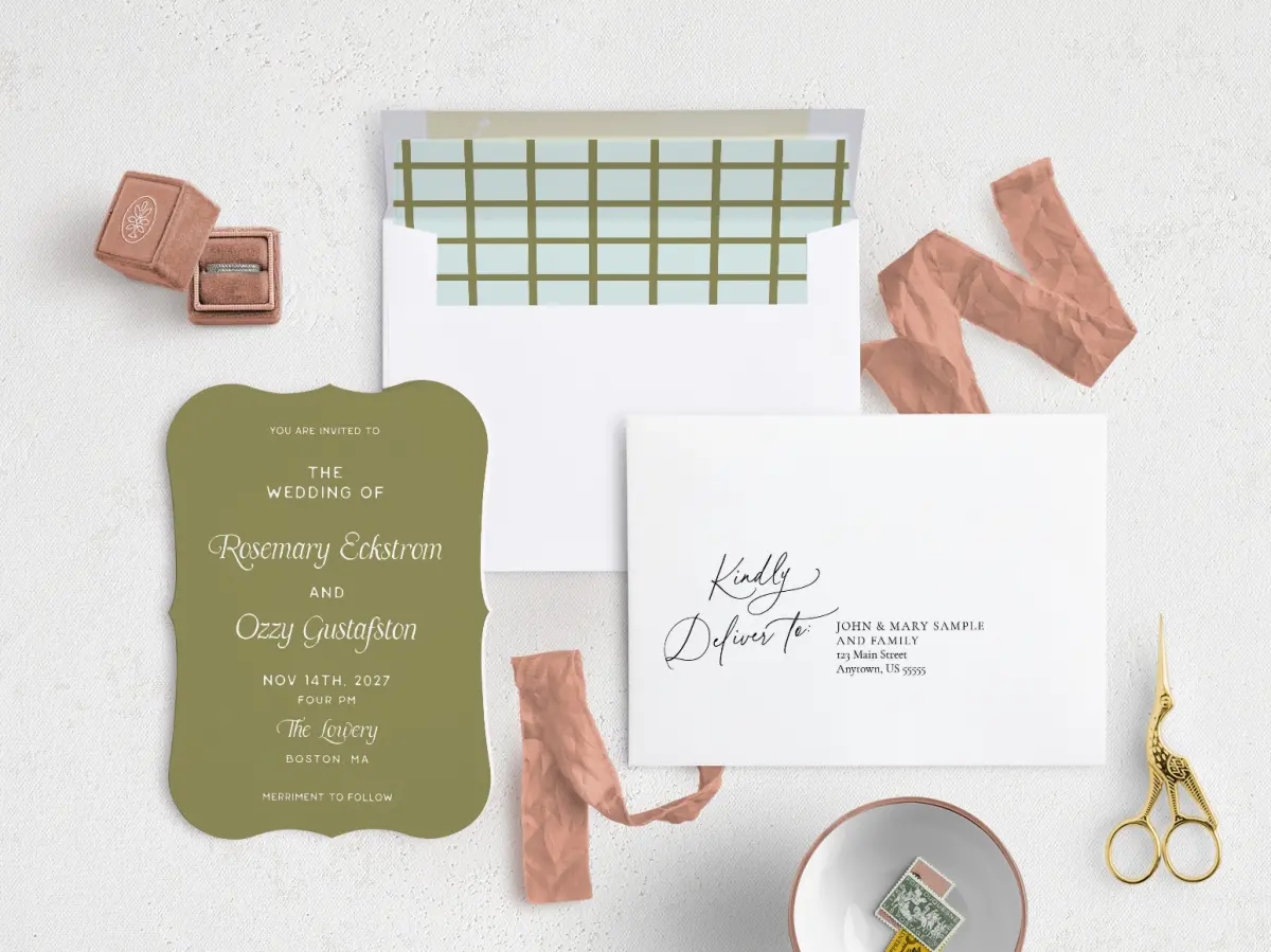 Front with Envelope Liner