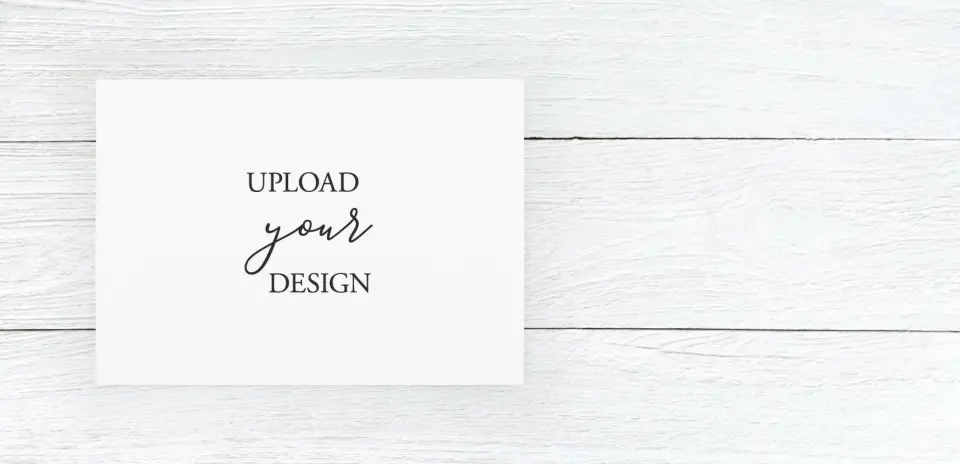 Upload Your Own Card Front View