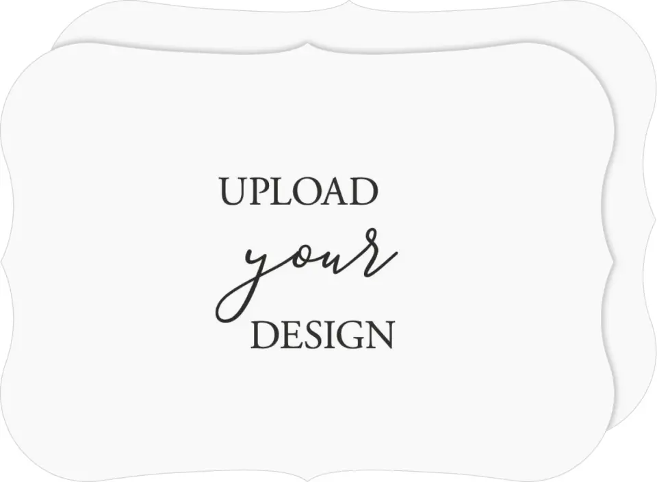 This is a 5" x 7" Upload Your Design called Upload Your Design 5" x 7" Invitations printed in full color on Premium Smooth paper