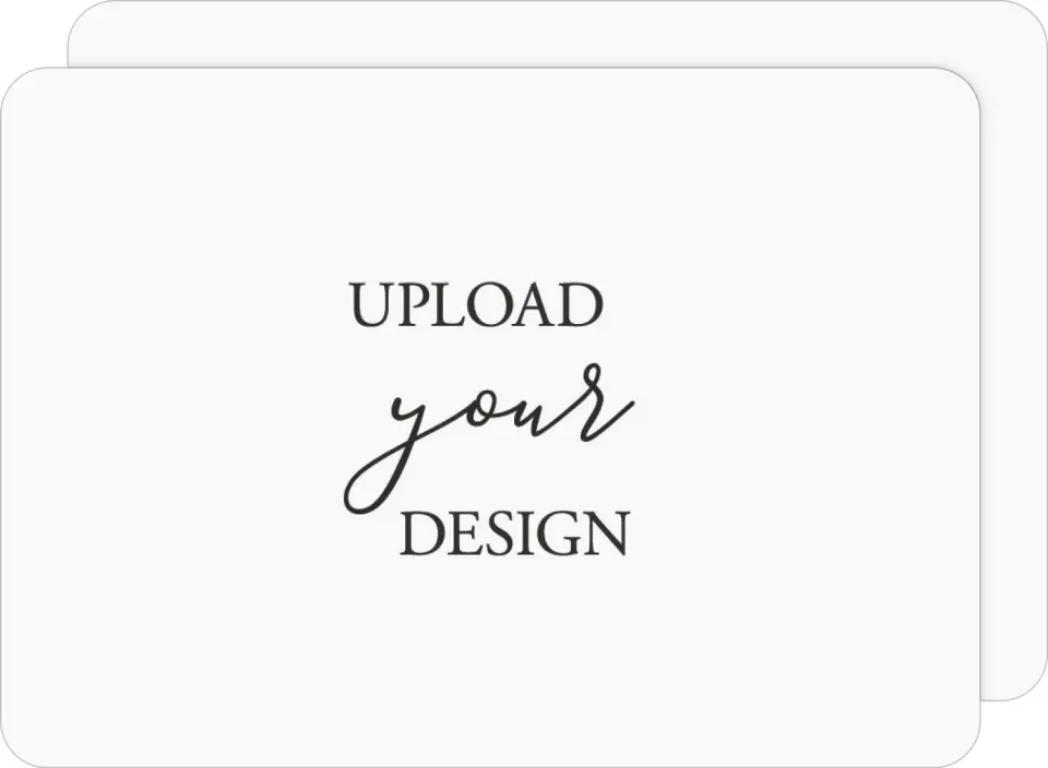 This is a 5" x 7" Upload Your Design called Upload Your Design 5" x 7" Invitations printed in full color on Premium Smooth paper