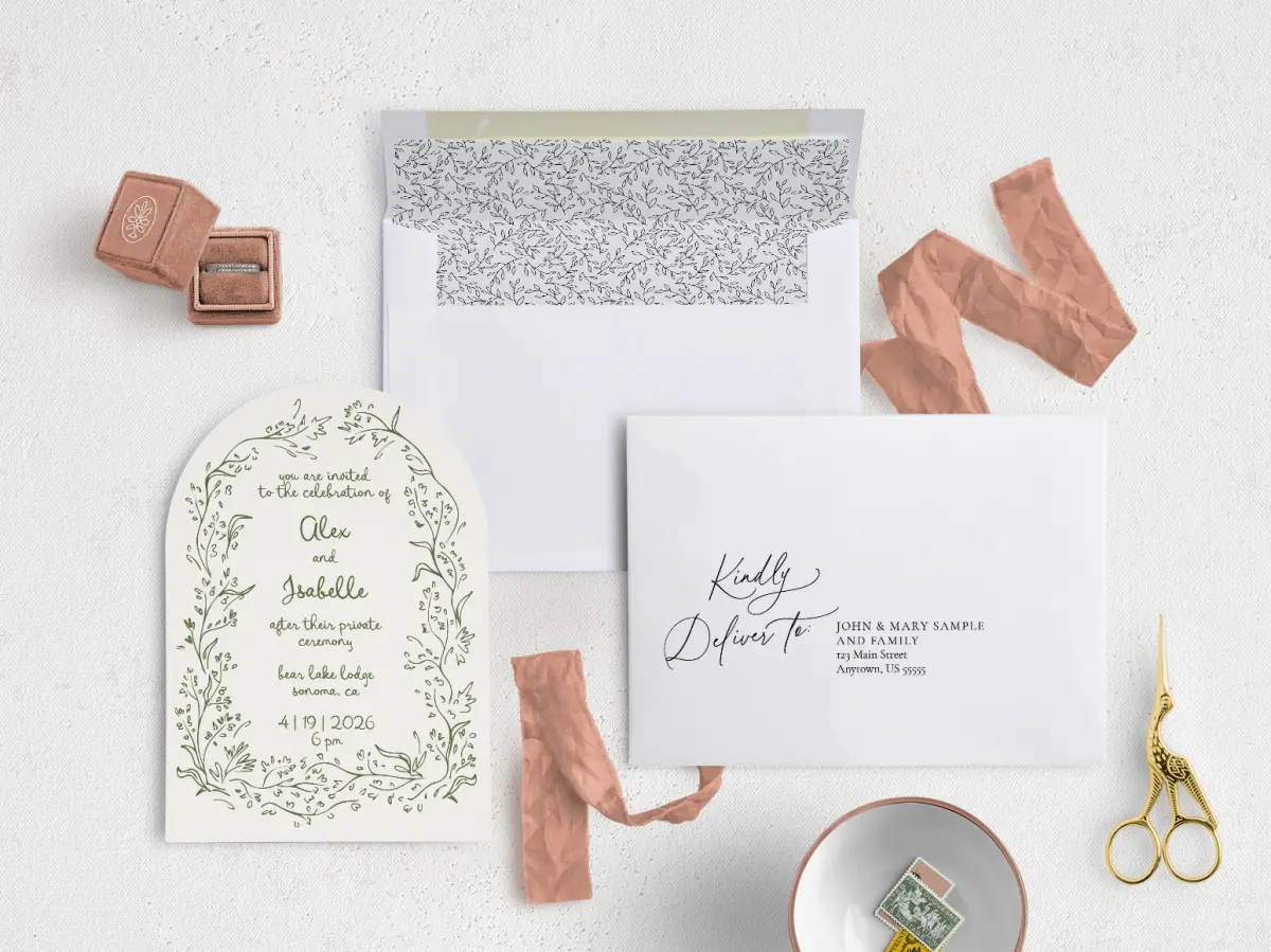 Front with Envelope Liner