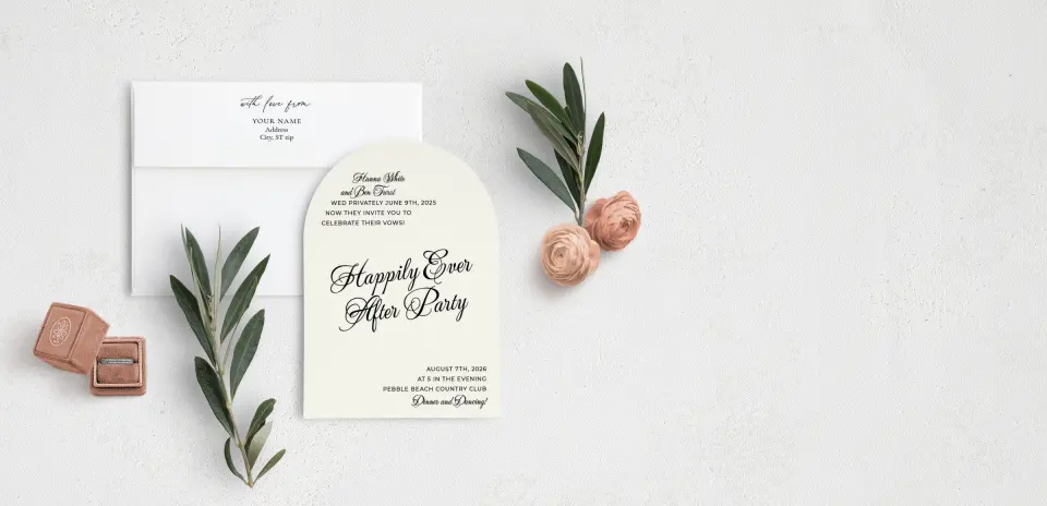 Front (no addressing on env)