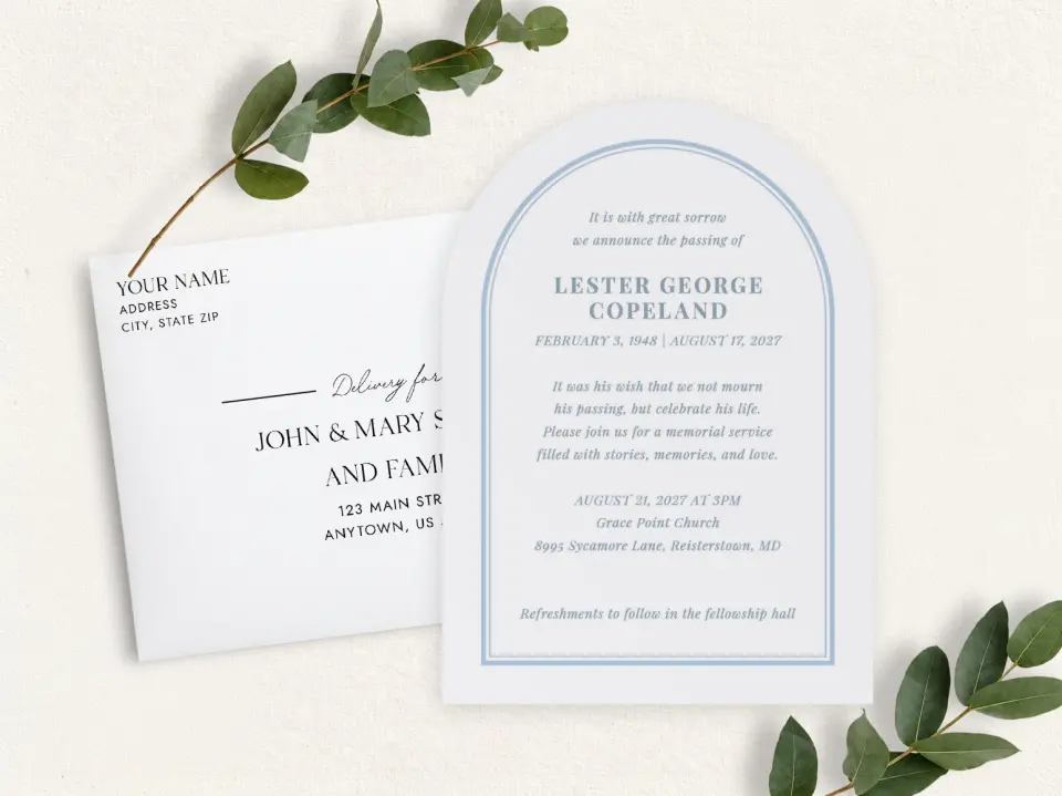 Front & Envelope
