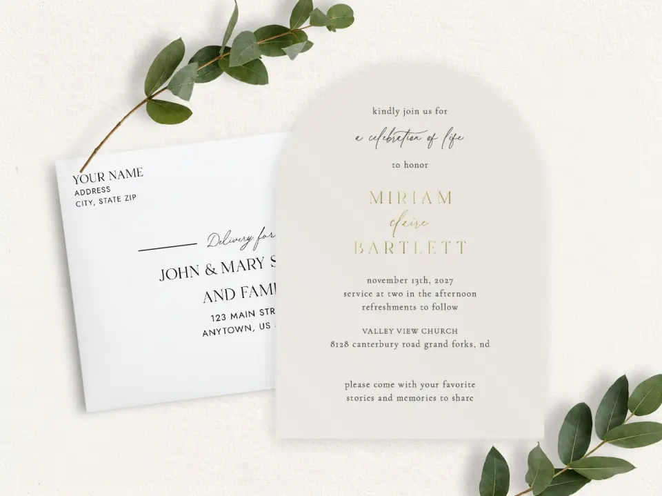 Front & Envelope
