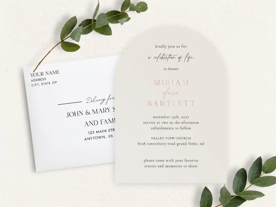 Front & Envelope