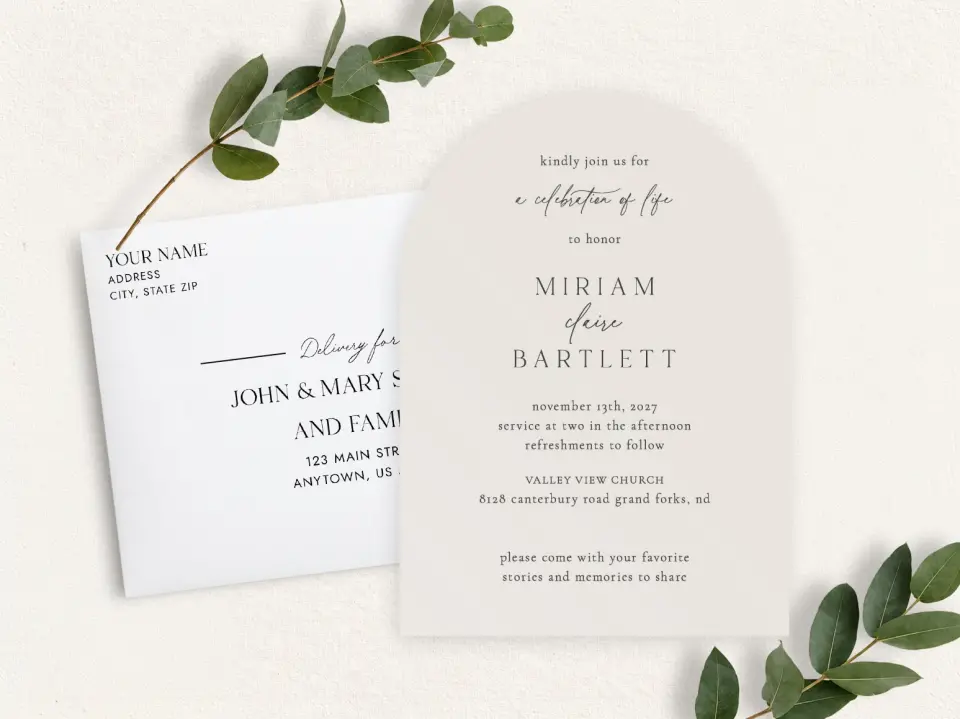 Front & Envelope