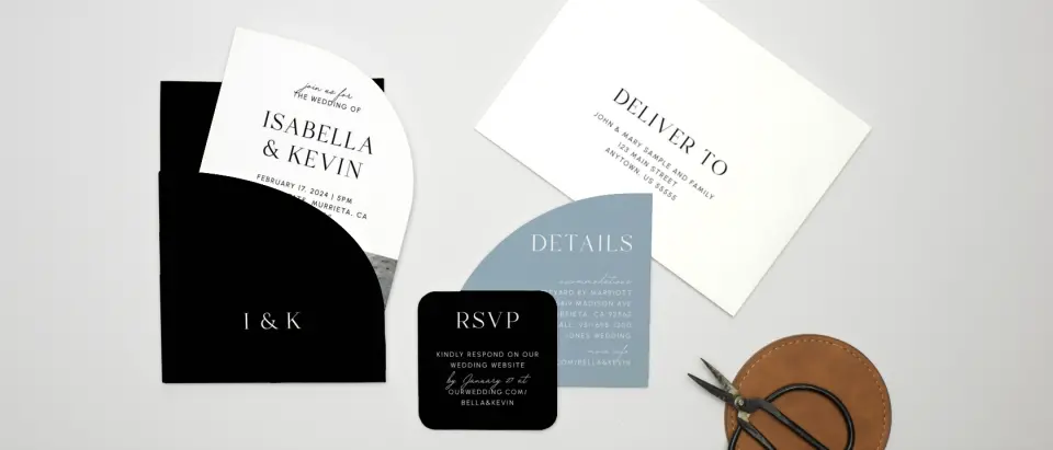 Oval Stack 1 Wedding Invitations | Order Online| Truly Engaging