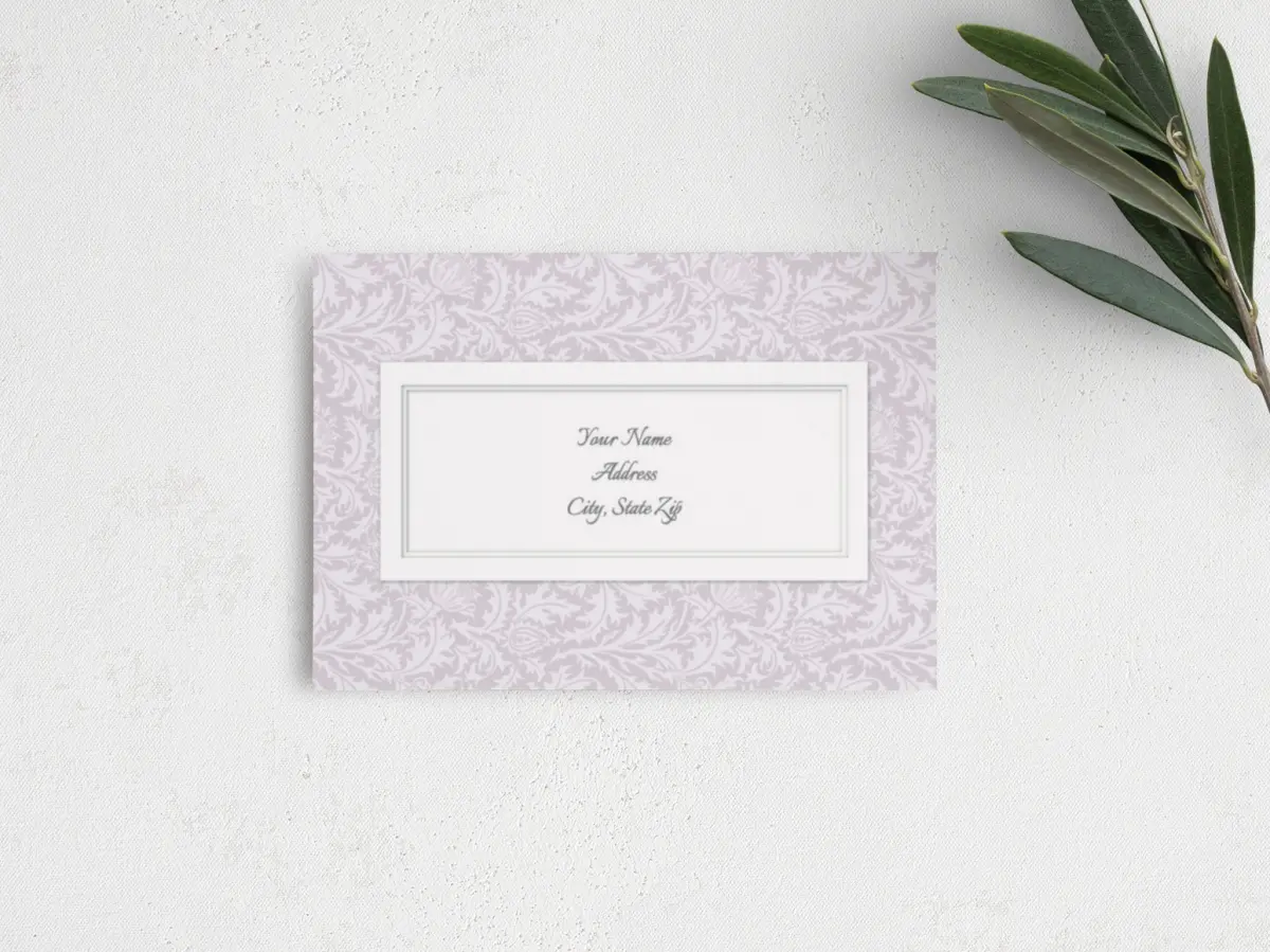 RSVP Postcard Mailing Side