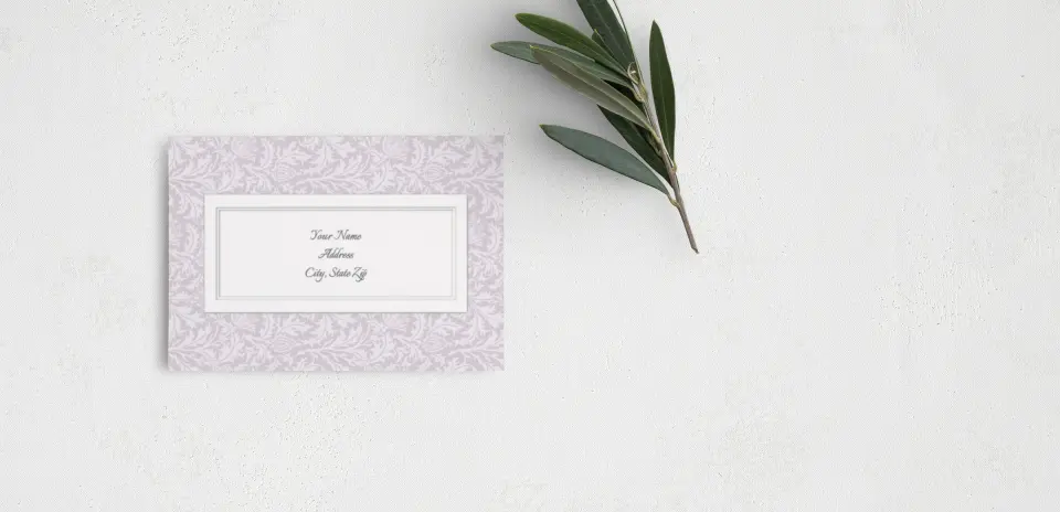 RSVP Postcard Mailing Side