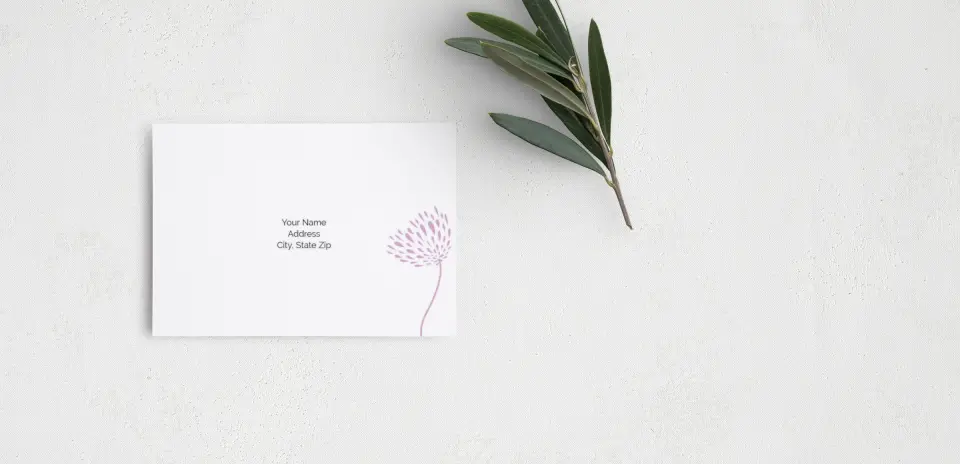 RSVP Postcard Mailing Side