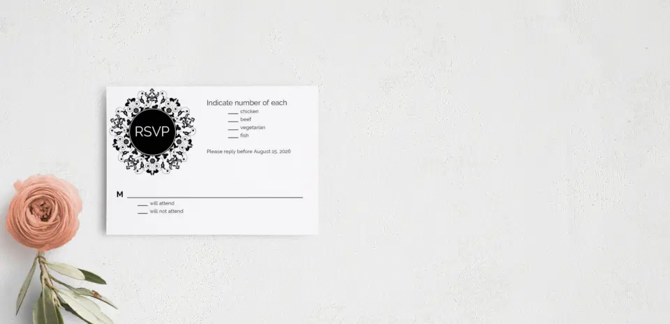 RSVP Postcard