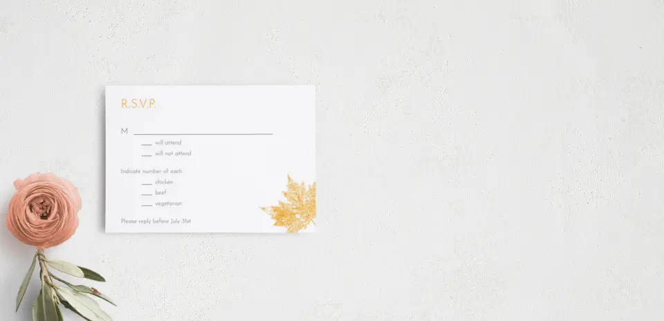 RSVP Postcard