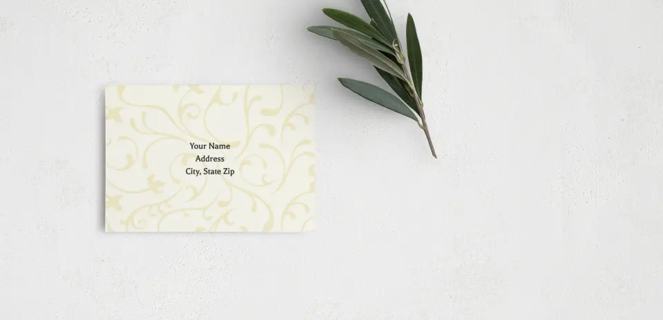 RSVP Postcard Mailing Side