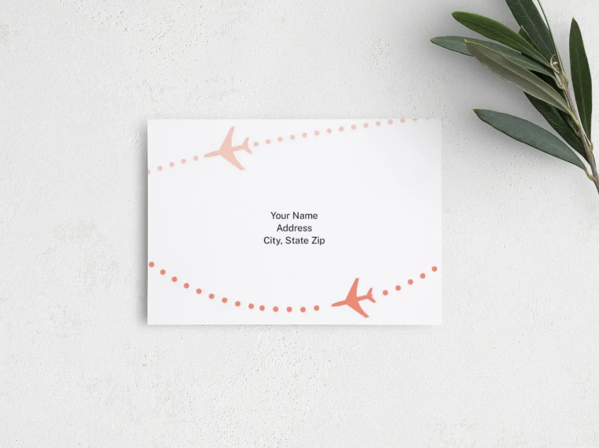 RSVP Postcard Mailing Side