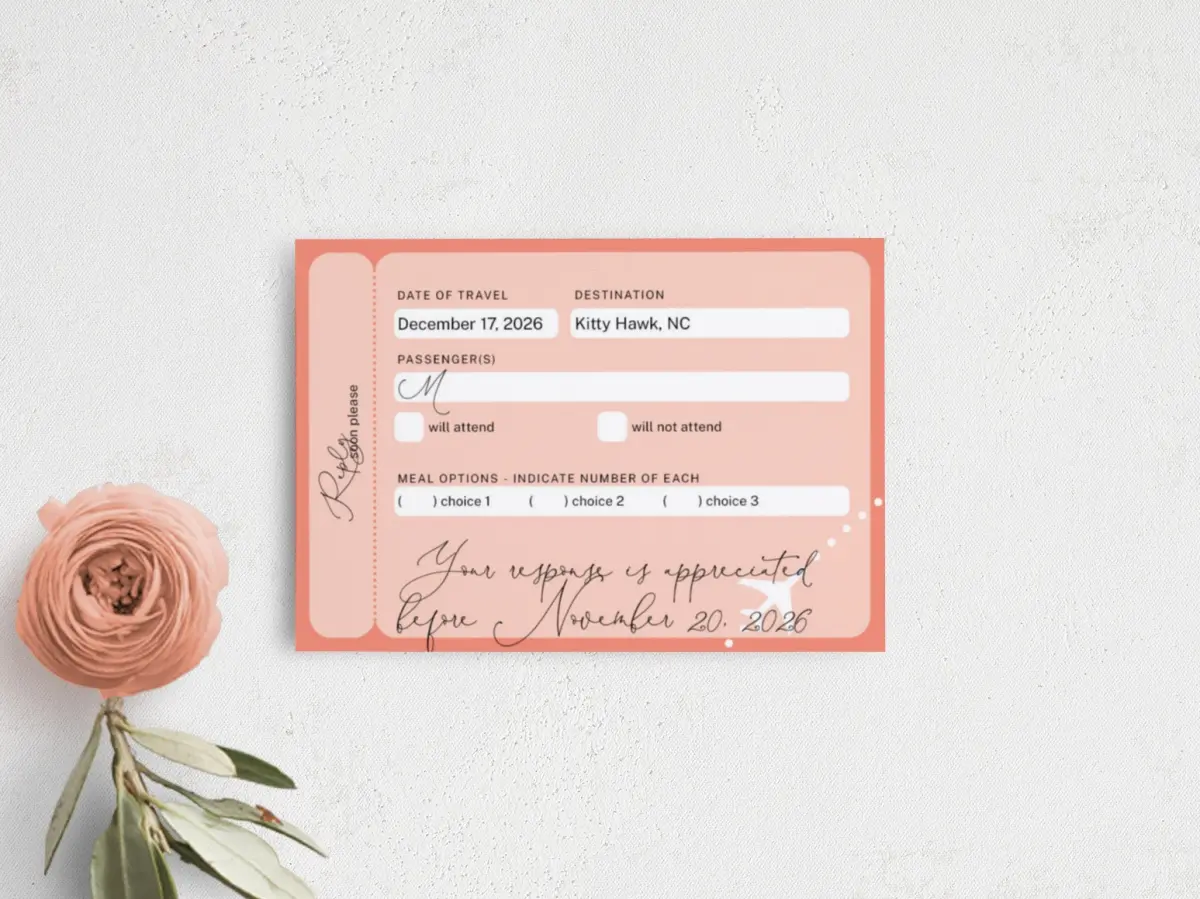 RSVP Postcard
