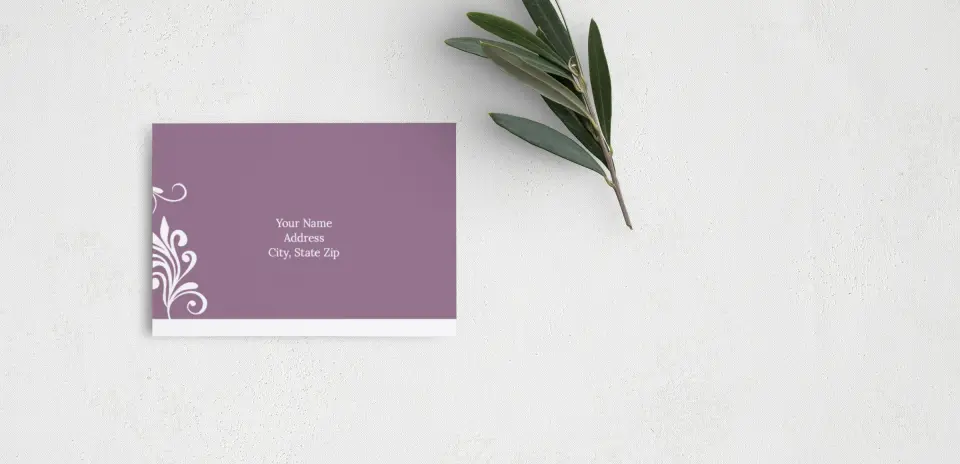 RSVP Postcard Mailing Side