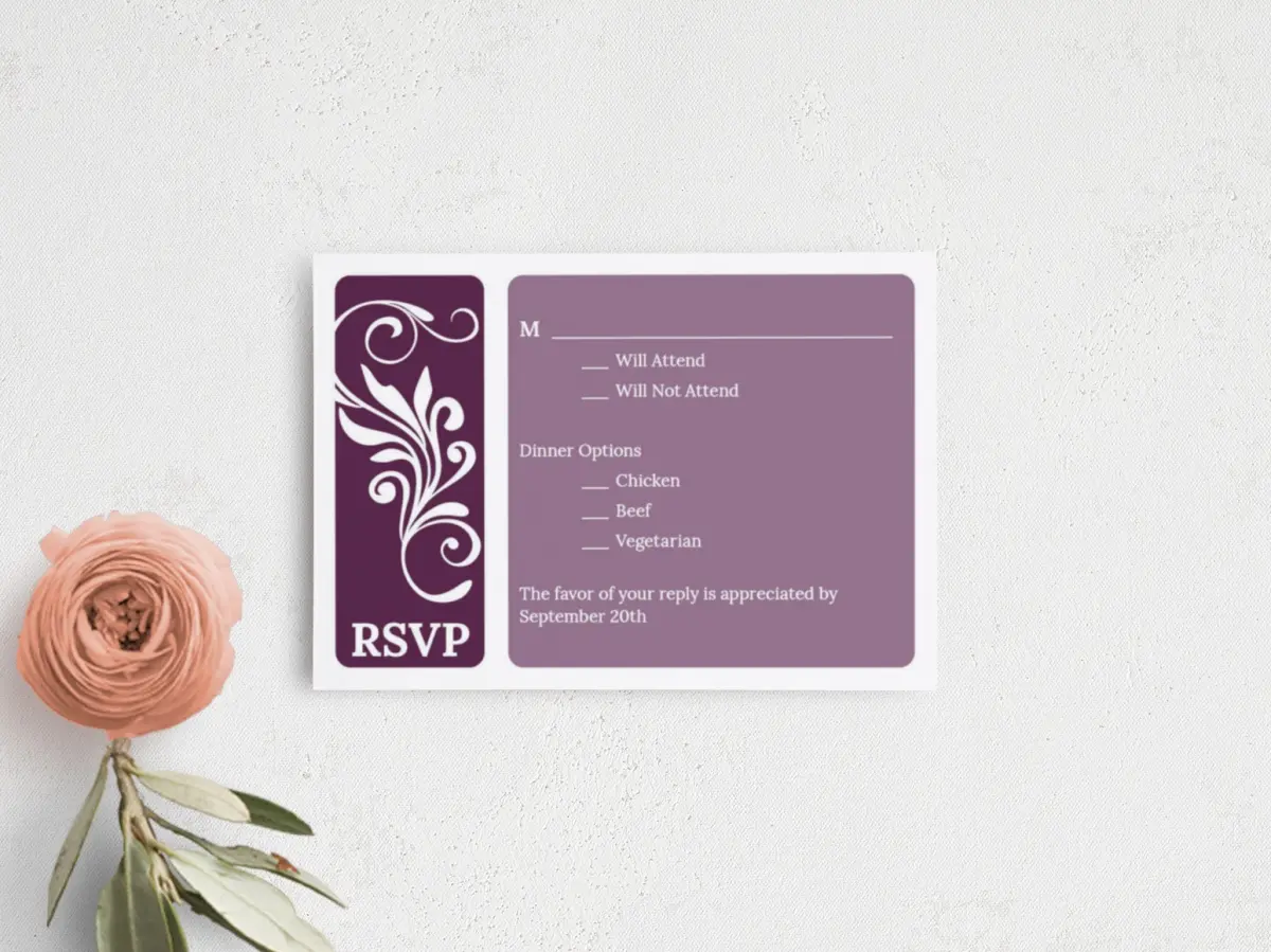 RSVP Postcard