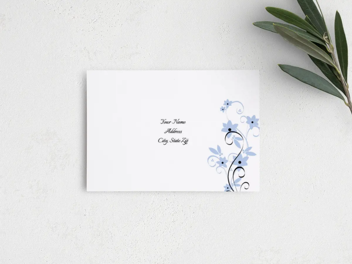 RSVP Postcard Mailing Side