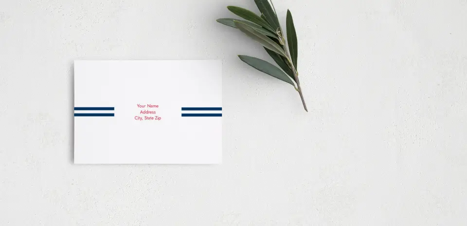 RSVP Postcard Mailing Side