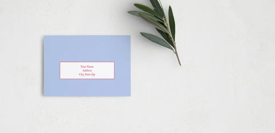RSVP Postcard Mailing Side